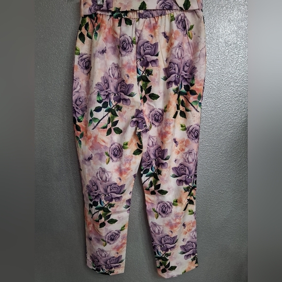 NWT a. peach Floral 2 Piece Set   Size L - Picture 7 of 12